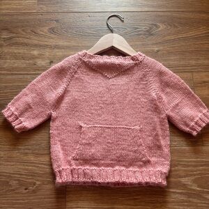 Handmade Baby Short Sleeve with Pockets